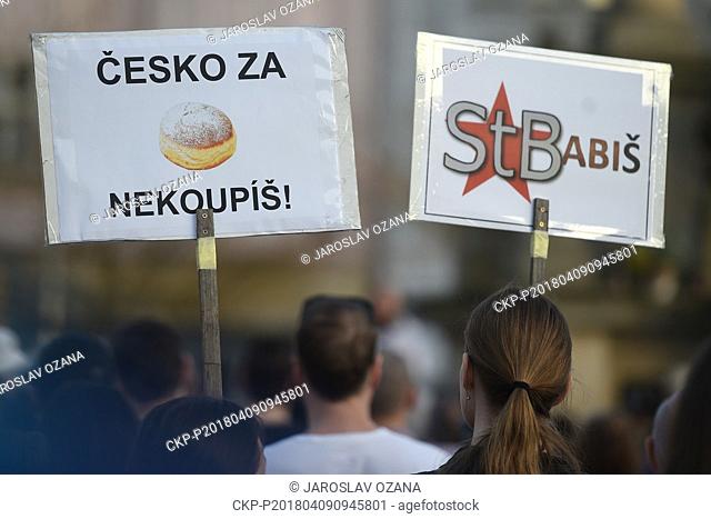 Public protest against steps taken by criminally prosecuted Prime Minister Andrej Babis and his cabinet ruling without parliament's confidence took place at...