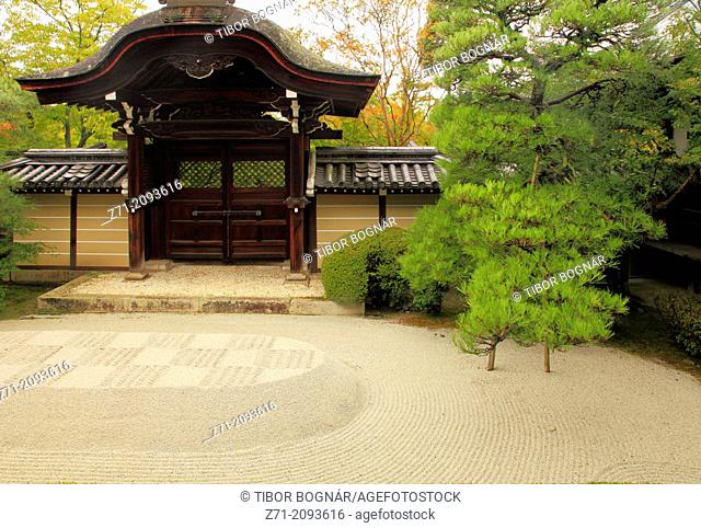 Japan, Kyoto, Eikan-do Temple, zen garden,