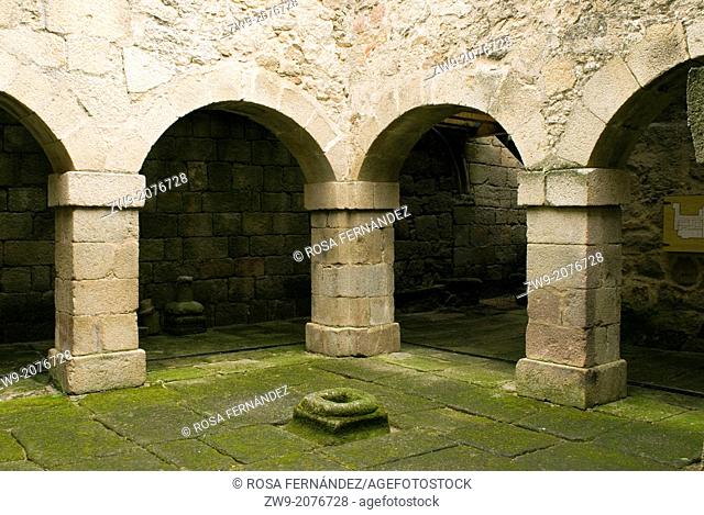 Cloisters of the old San Francisco monastery, Fermoselle, Arribes del Duero Natural Park, province of Zamora, Castilla y Leon, Spain