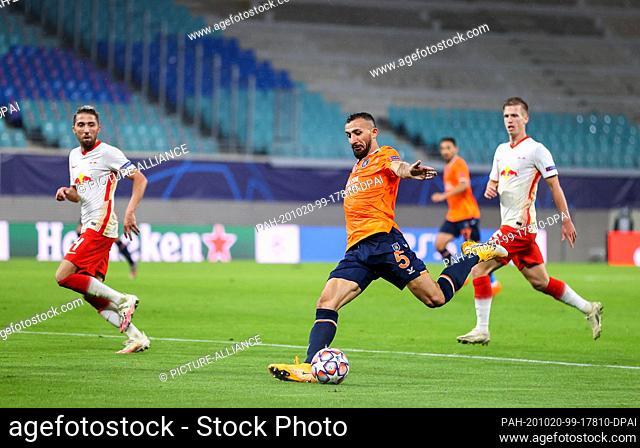 20 October 2020, Saxony, Leipzig: Football: Champions League, group stage, RB Leipzig - Istanbul Basaksehir in the Red Bull Arena
