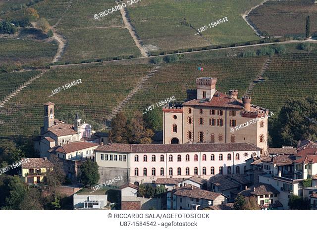 Italy, Piedmont, Langhe Region, Barolo, Marchesi Falletti Castle