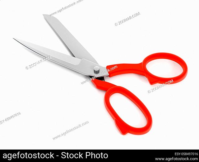 Scissors isolated on white background