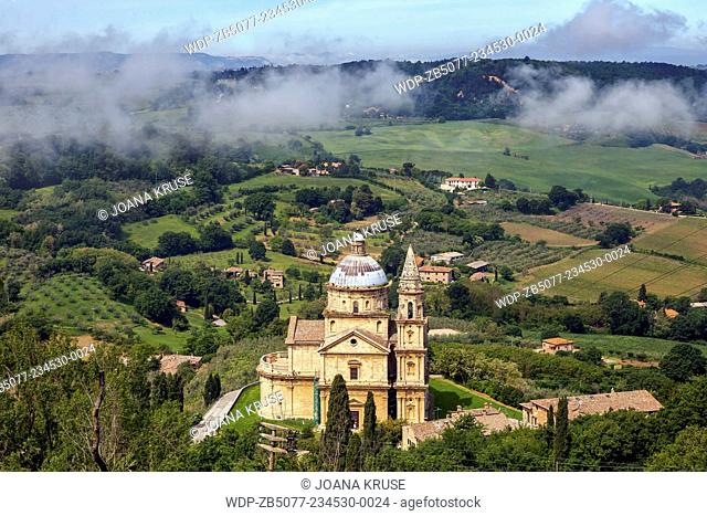 Sanctuary San Biagio in Montepulciano, Tuscany, Italy