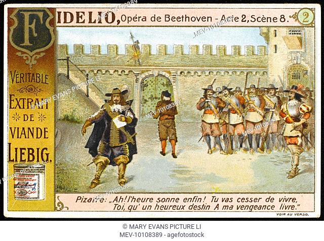 'FIDELIO' Act 2 scene 8 - the wicked Don Pizarro orders that Florestan, Leonora's husband, be killed, since Don Fernando, Minister of State