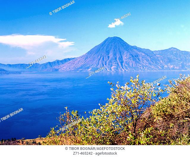 Volcano San Pedro. Lake Atitlán. Guatemala