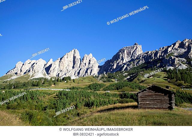 Puez Group, Puez-Geisler Nature Park, Gardena Pass, Dolomites, Alto Adige, Italy