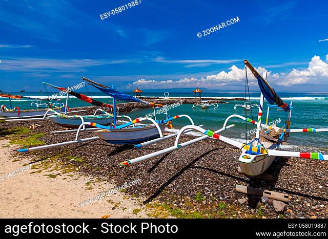 Candidasa Beach - Bali Island Indonesia - nature travel background