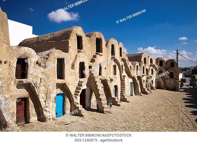 Tunisia, Ksour Area, Medenine, Ksar Medenine, ancient fortified ksar building