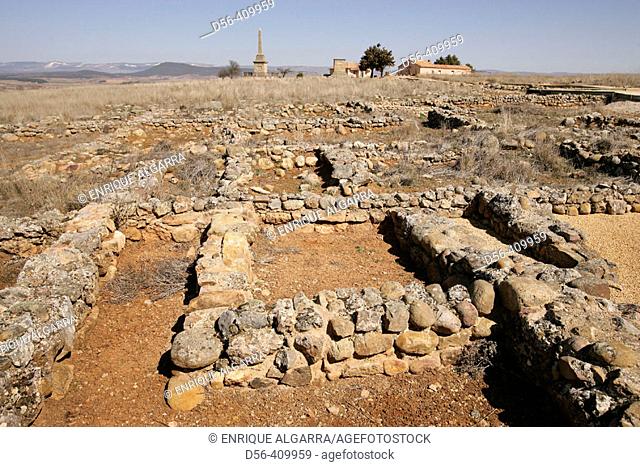 Spain. Numancia. Ancient city of Celtiberians and Arevacos. 7Km from Soria. On the elevated and large hill of La Muela de Garay (limited by the elevations of...
