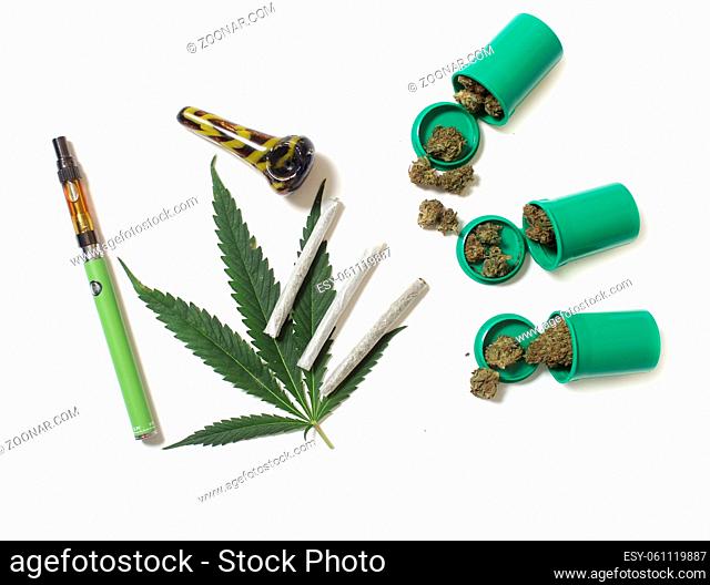 Legal Marijuana Buds and CBD Hemp Flowers