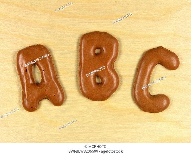 ABC-symbol with cookies
