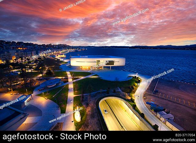 Botin Center Museum Art and Culture, Architect Renzo Piano, Jardines de Pereda, Santander, Cantabria, Spain, Europe