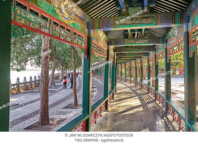 The Long Corridor at the Summer Palacee, Beijing, China