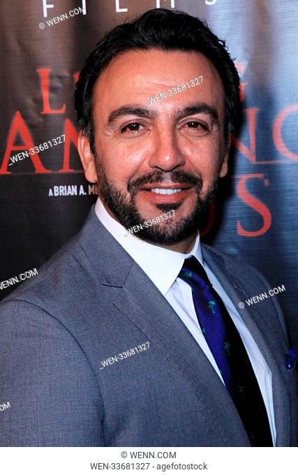 World premiere of 'Living Among Us', held at the Ahrya Fine Arts Theatre in Beverly Hills, California. Featuring: Shadi Sayes Where: Beverly Hills, California