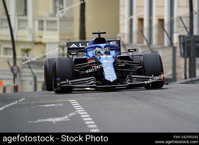 May 22nd, 2021, Monaco Circuit, Monte Carlo, FORMULA 1 GRAND PRIX DE MONACO 2021, May 20th - 23rd, 2021, in the picture Fernando Alonso (ESP # 14)