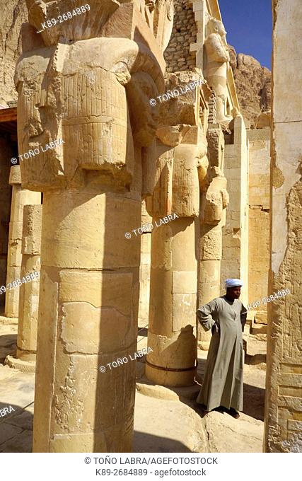Hatshepsut Temple. West Bank. Luxor old Thebas. Upper Egypt