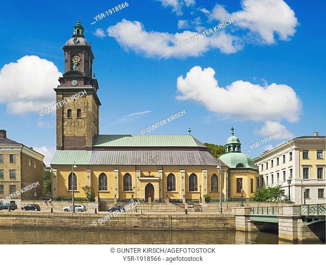 From 1748 to1 783 built church Kristine Kyrka, Norra Hamngatan, Gothenburg, Västra Götalands County, Sweden, Europe