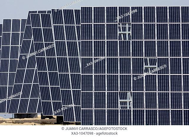 Electric solar panels, Murcia, Spain