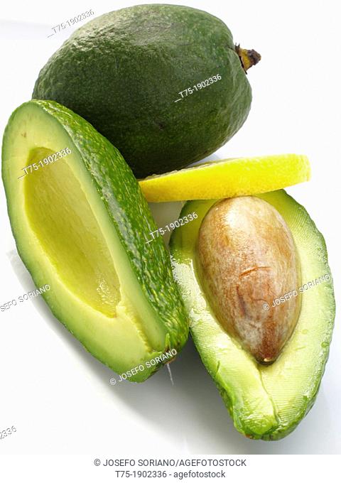Avocado with lemon
