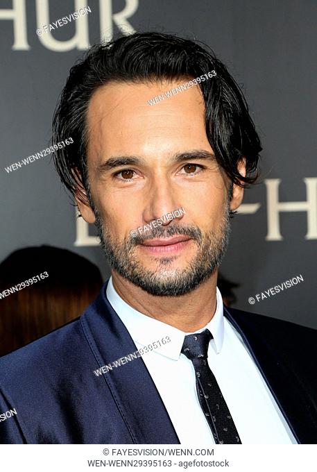 Los Angeles premiere of 'Ben-Hur' held at the TCL Chinese Theater IMAX - Arrivals Featuring: Rodrigo Santoro Where: Hollywood, California