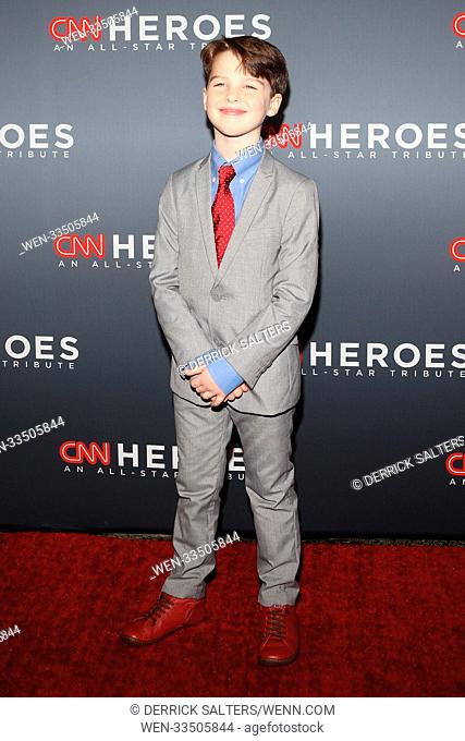 The 11th Annual CNN Heroes: An All-Star Tribute, held at the American Museum of Natural History in New York City. Featuring: Iain Armitage Where: New York City