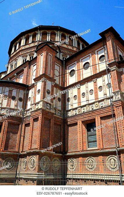 Church of Santa Maria delle Grazie, Milan, Italy, ""Cenacolo"" ; from Leonardo da Vinci