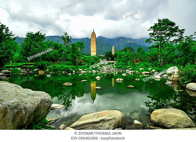 Rebuild Song dynasty town in dali, Yunnan province, China