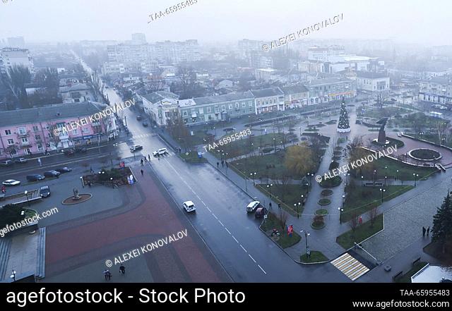 RUSSIA, ZAPOROZHYE REGION - DECEMBER 19, 2023: A view of the city of Berdyansk. Alexei Konovalov/TASS