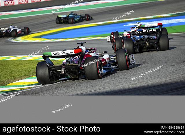 #77 Valtteri Bottas (FIN, Alfa Romeo F1 Team ORLEN), F1 Grand Prix of Brazil at Autodromo Jose Carlos Pace on November 12, 2022 in Sao Paulo, Brazil
