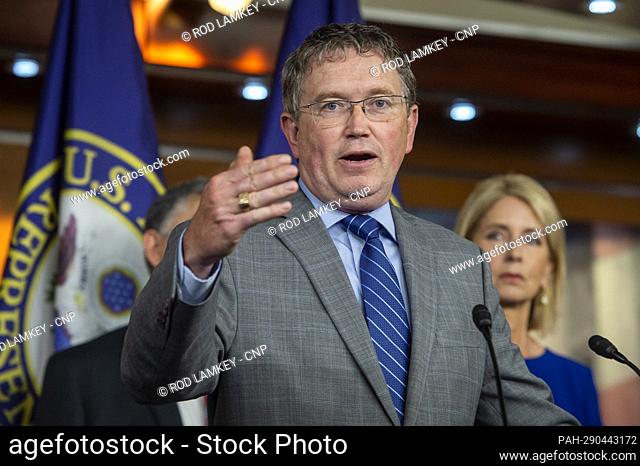Second Amendment Caucus Co-Chair United States Representative Thomas Massie (Republican of Kentucky) offers remarks on protecting citizens' second amendment...