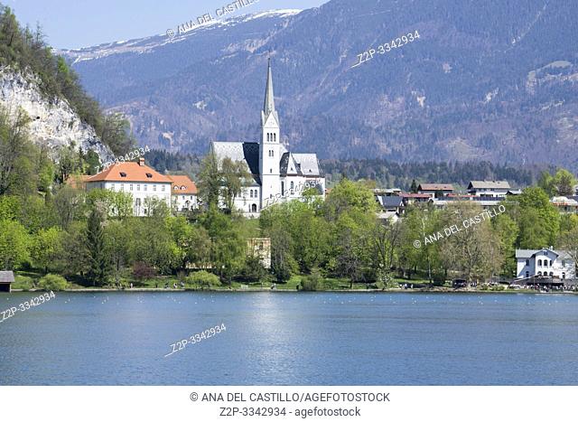 Bled in Slovenia on April 20, 2019