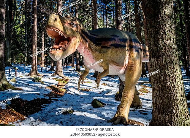 T-Rex in dinosaur Park