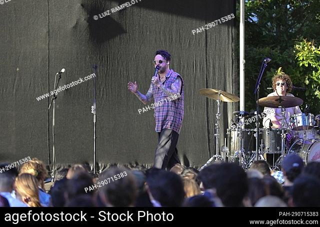 Hudson Yards, New York, USA, June 08, 2022 - Lovelytheband Plaid at the Summer Concerts at Hudson Yards June 08 2022. Wells Fargo Stage Series in New York City