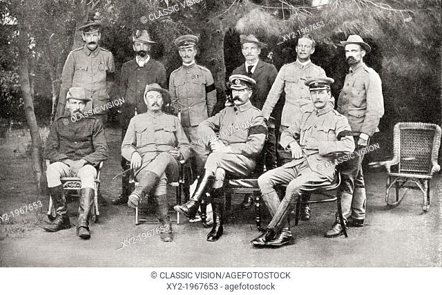 The Peace Conference that ended the Second Boer War, 31 May 1902, Melrose House, Pretoria, Transvaal Colony, South Africa