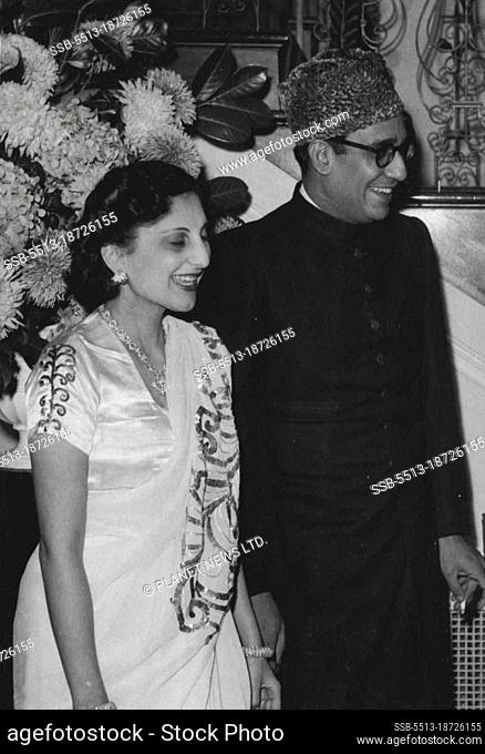 Habib Ibrahim Rahimtoola & Begum Rahimtoola, High Commissioner for Pakistan. January 01, 1947