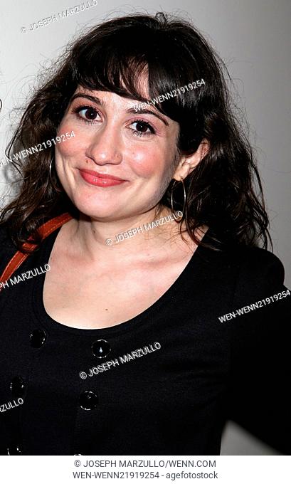 Opening night of the Manhattan Theatre Club production Lost Lake at MTC Stage 1 at City Center - Arrivals. Featuring: Lucy DeVito Where: New York, New York