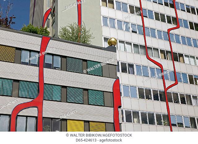 City Waste Incinerator designed by F.Hundertwasser. Alsergrund. Vienna. Austria. 2004