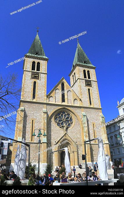 Catholic Cathedral in Sarajevo, Bosnia and Herzegovina