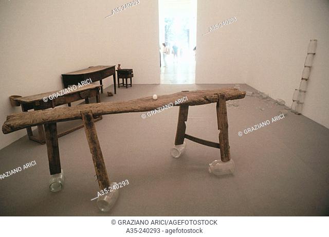 'Terremoto in Palazzo' (1981), installation by Joseph Beuys. 45th Venice Biennale, 1993
