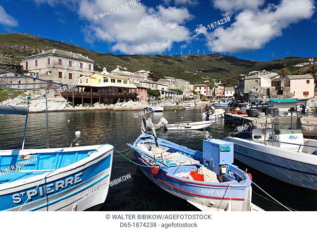 France, Corsica, Haute-Corse Department, Le Cap Corse, Centuri, port view