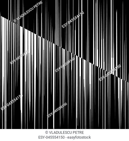 vertical black and white stripes