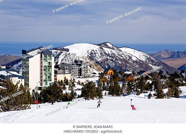 France, Pyrenees Atlantiques, La Pierre Saint Martin ski resort