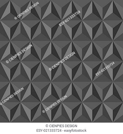 Unusual vintage abstract geometric pattern