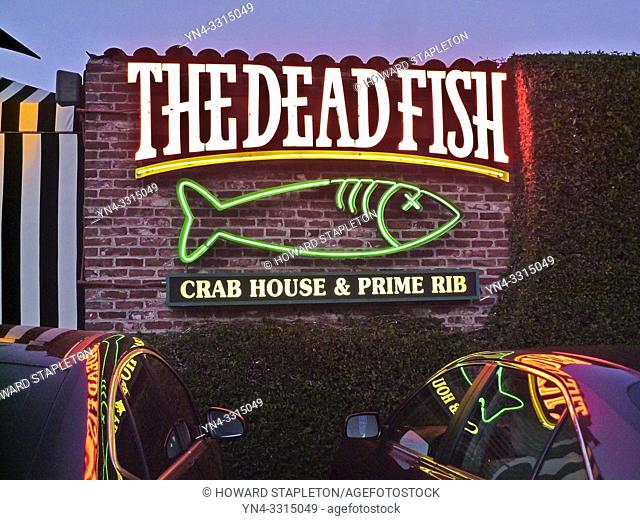 "The Dead Fish". A restaurant in Crockett, California