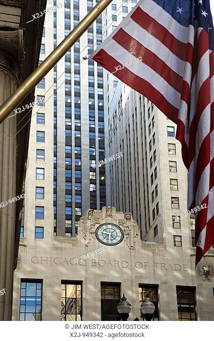 Chicago, Illinois - The Chicago Board of Trade  The building is a National Historic Landmark