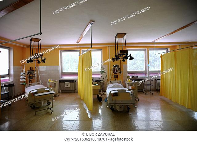 The intensive care unit of the internal department of the hospital in Rumburk, Czech Republic, June 22, 2015. Former Czech nurse Vera Maresova