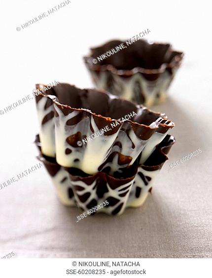 Two chocolate casings