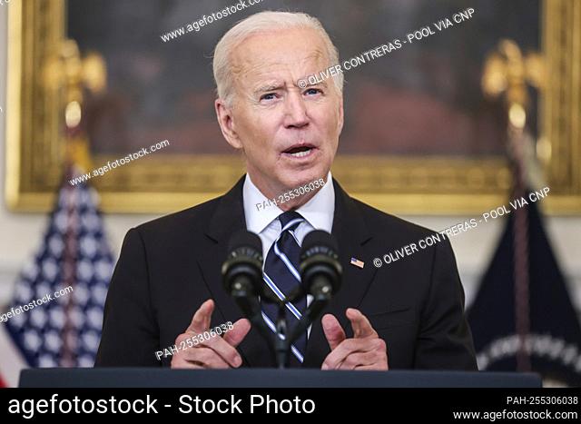 United States President Joe Biden delivers remarks on his robust plan to stop the spread of the Delta variant and boost COVID-19 vaccinations in the State...