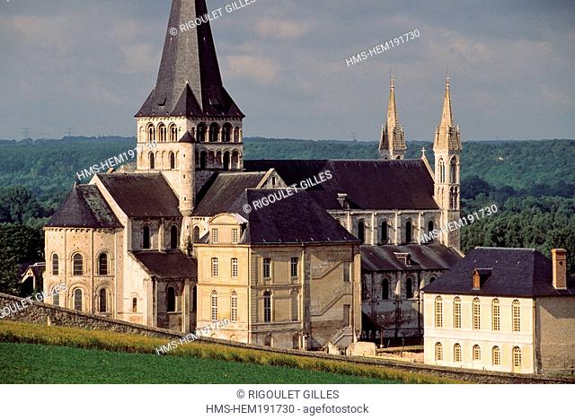 France, Seine Maritime, Saint Martin de Boscherville, Saintt Georges de Boscherville abbey, abbey church and chapel