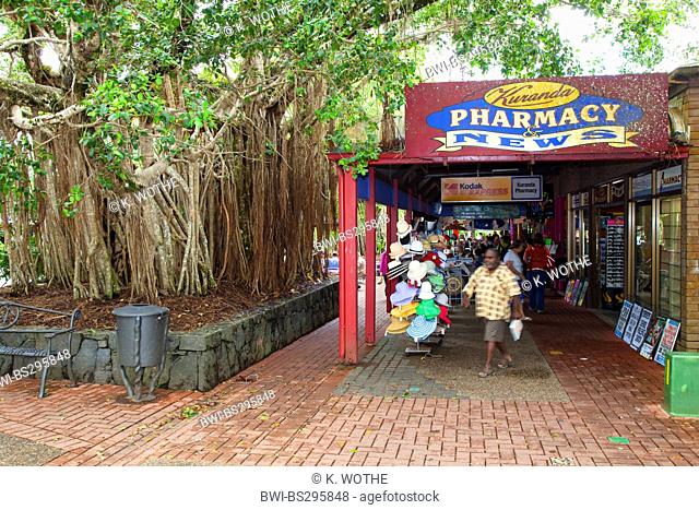 entrance of Kuranda Original Rainforest Markets, Australia, Queensland, Kuranda